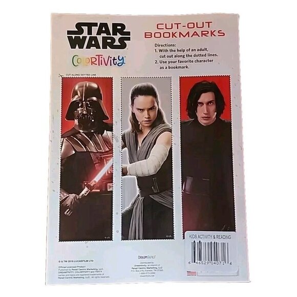 Star Wars: Ultimate Saga Colortivity Book LIKE NEW 2019 Disney - Picture 4 of 5